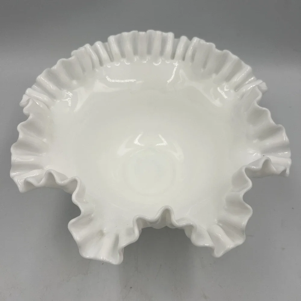 VTG Fenton Milk Glass‎ Hobnail 9